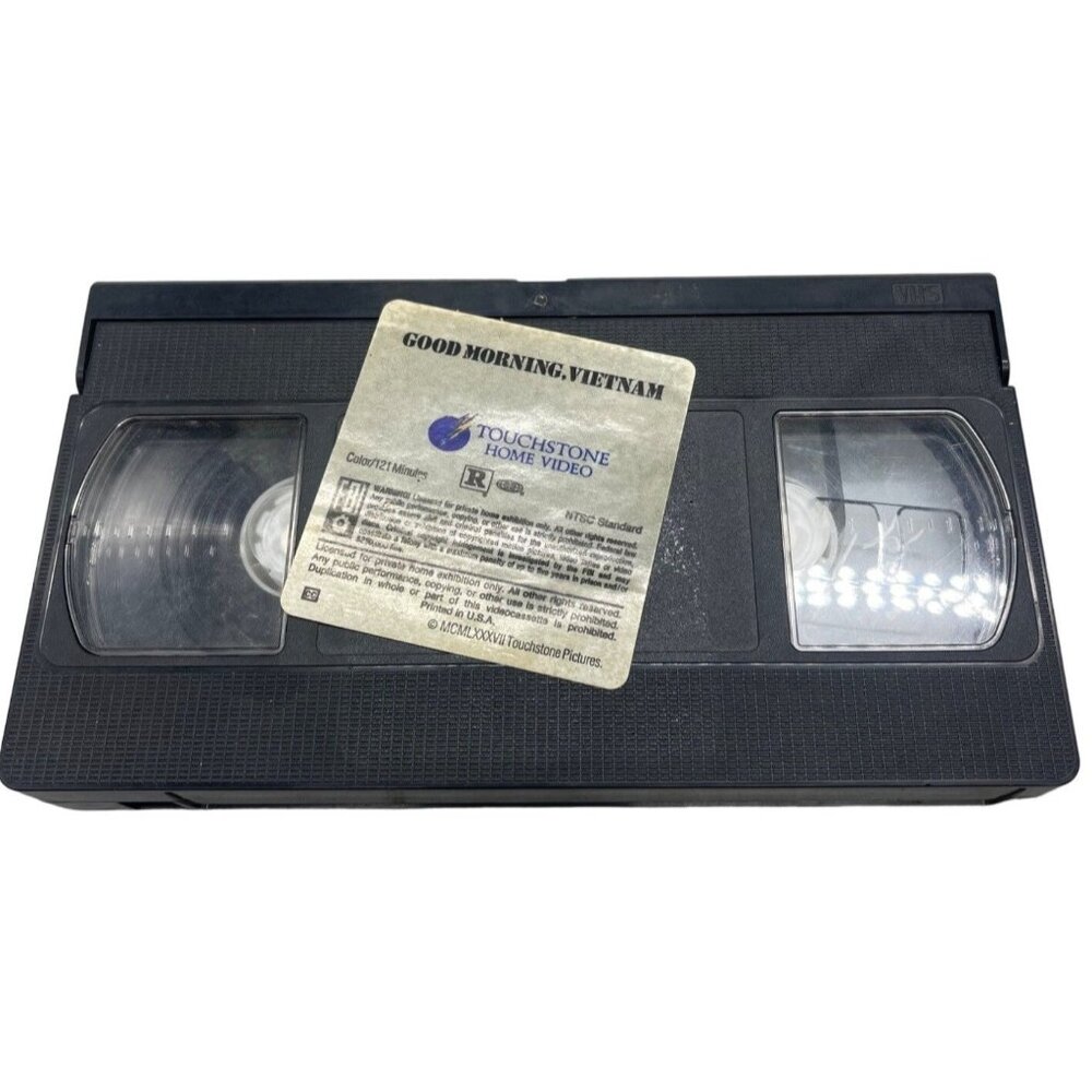 good morning Vietnam VHS Robin Willams rated R 121 minutes English READ